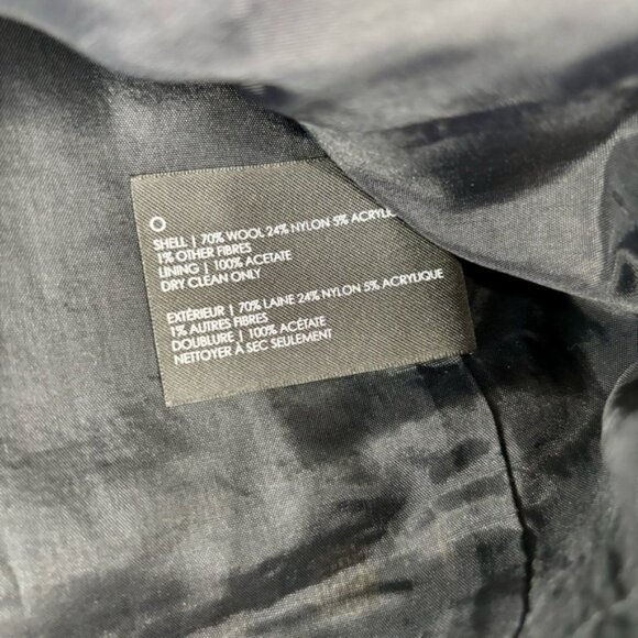 Club Monaco Skirt Womens Size 2 White Black Houndstooth Wool Blend - Picture 9 of 10